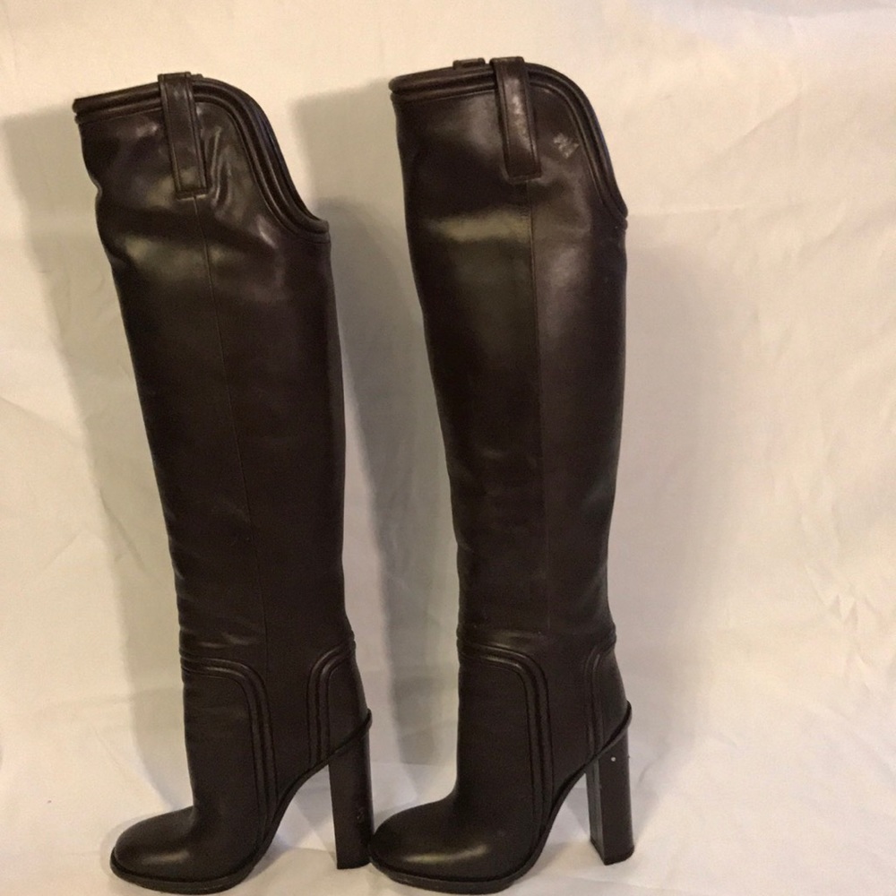 Beautiful Lifford Gucci knee high boots in cocoa - Picture 5 of 8